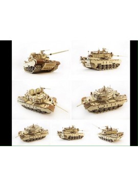 Intra απο ξύλο plywood 3mm-4mm πάχος - Tank 3D Ξύλινο παζλ Δίασταση 30x30 cm Intraeaxys-p7ym3m57