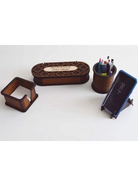 Intra απο ξύλο plywood 3mm-4mm πάχος - Desk Organizer Σετ 3 mm Δίασταση 30x30 cm Intraeaxys-d1lv69zo
