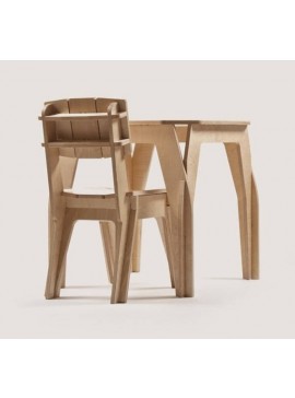 Intra απο ξύλο plywood 3mm-4mm πάχος - Αρχείο PDF σε σχέδια CNC καρέκλα τραπεζιού μπαρ Δίασταση 30x30 cm Intraeaxys-67w50372