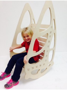 Intra απο ξύλο plywood 3mm-4mm πάχος - Αρχείο DWG καρέκλα πεταλούδας Δίασταση 30x30 cm Intraeaxys-07822m75