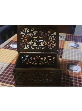 Intra απο ξύλο plywood 3mm-4mm πάχος - Διακοσμητικό κουτί με καπάκι CNC σχέδια Αρχείο PDF Δίασταση 30x30 cm Intraeaxys-yon065y7