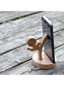 Intra απο ξύλο plywood 3mm-4mm πάχος - Καράτε παιδική βάση κινητού τηλεφώνου Δίασταση 30x30 cm Intraeaxys-pok22joj