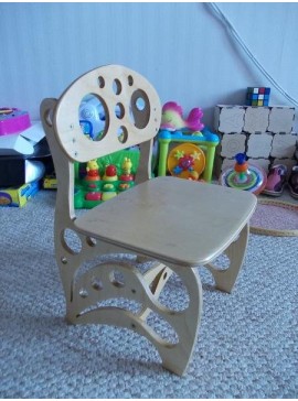 Intra απο ξύλο plywood 3mm-4mm πάχος - Παιδική καρέκλα DIY 3D παζλ Δίασταση 30x30 cm Intraeaxys-e1gvzd1l