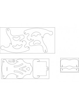 Intra απο ξύλο plywood 3mm-4mm πάχος - Sandalye (Κουνιστή πολυθρόνα) Δίασταση 30x30 cm Intraeaxys-p7yerz1q