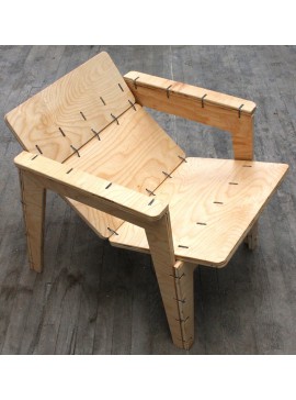 Intra απο ξύλο plywood 3mm-4mm πάχος - Πολυθρόνα Ziptie Lounge Δίασταση 30x30 cm Intraeaxys-eoxp9j7z