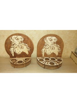 Intra απο ξύλο plywood 3mm-4mm πάχος - Sobaka S Utkoy Δίασταση 30x30 cm Intraeaxys-zo9ye2x7