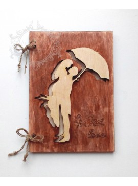 Intra απο ξύλο plywood 3mm-4mm πάχος - Ξύλινη καρτ ποστάλ Δίασταση 30x30 cm Intraeaxys-91jd0381