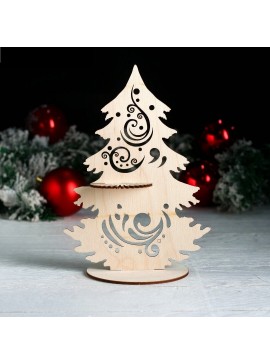 Intra απο ξύλο plywood 3mm-4mm πάχος - Σχήμα δέντρου θήκης χαρτοπετσέτας Δίασταση 30x30 cm Intraeaxys-ro6yvzq7