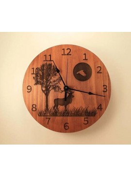 Intra απο ξύλο plywood 3mm-4mm πάχος - Chasy Olen Derevo Luna Δίασταση 30x30 cm Intraeaxys-e1gkkwdo