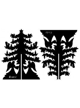 Intra απο ξύλο plywood 3mm-4mm πάχος - Xmastree Δίασταση 30x30 cm Intraeaxys-p7y3r5oq