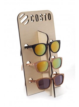 Intra απο ξύλο plywood 3mm-4mm πάχος - Θήκη γυαλιών ηλίου Δίασταση 30x30 cm Intraeaxys-pok3wn87