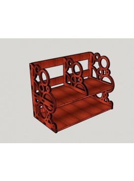 Intra απο ξύλο plywood 3mm-4mm πάχος - Πρότυπο ραφιού 6mm Δίασταση 30x30 cm Intraeaxys-lopqp4k7