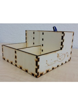 Intra απο ξύλο plywood 3mm-4mm πάχος - Κουτί οργάνωσης σκευών γραφής Δίασταση 30x30 cm Intraeaxys-yon00ex7
