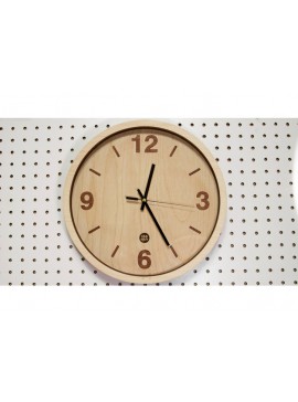 Intra απο ξύλο plywood 3mm-4mm πάχος - Ξύλινο ρολόι Δίασταση 30x30 cm Intraeaxys-078y84mo