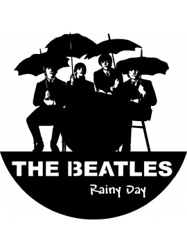 Intra απο ξύλο plywood 3mm-4mm πάχος - Epic ρολόγια τοίχου Beatles Δίασταση 30x30 cm Intraeaxys-eo43jy1j