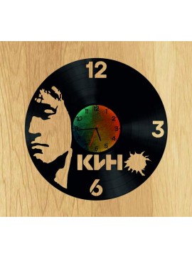 Intra απο ξύλο plywood 3mm-4mm πάχος - Ρολόι Tsoy V Vinyl Record DIY Δίασταση 30x30 cm Intraeaxys-ro6l5nox