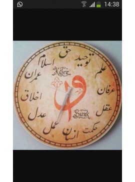 Intra απο ξύλο plywood 3mm-4mm πάχος - osmanlı Saat Δίασταση 30x30 cm Intraeaxys-eo2p9m18