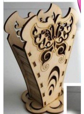 Intra απο ξύλο plywood 3mm-4mm πάχος - Μολυβοθήκη ξύλινο κουτί Δίασταση 30x30 cm Intraeaxys-qom38813