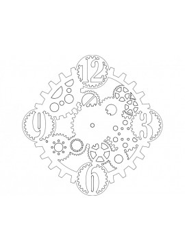 Intra απο ξύλο plywood 3mm-4mm πάχος - Saat Ilgin Δίασταση 30x30 cm Intraeaxys-6o3ljqon