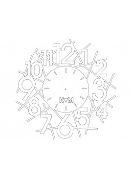 Intra απο ξύλο plywood 3mm-4mm πάχος - Saat Δίασταση 30x30 cm Intraeaxys-joe5vno6