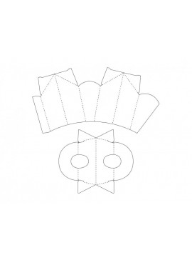 Intra απο ξύλο plywood 3mm-4mm πάχος - Πρότυπο κουτί από χαρτόνι Δίασταση 30x30 cm Intraeaxys-ro68061x