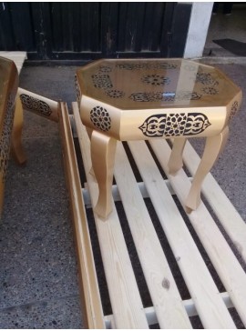 Intra απο ξύλο plywood 3mm-4mm πάχος - Διακοσμητικό Τραπέζι Δίασταση 30x30 cm Intraeaxys-eo4qk987