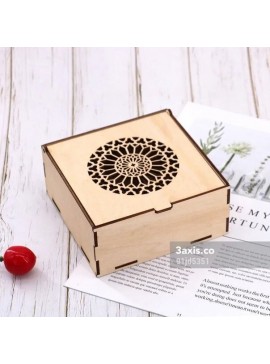 Intra απο ξύλο plywood 3mm-4mm πάχος - Γραφικά Ξύλινα Σουβέρ Δίασταση 30x30 cm Intraeaxys-91jd5351