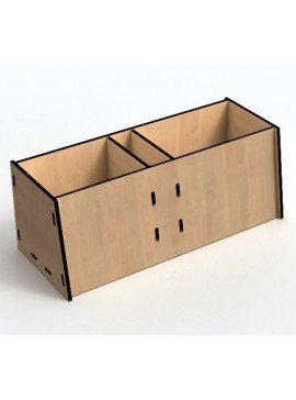 Intra απο ξύλο plywood 3mm-4mm πάχος - Ξύλινο Simple Desk Organizer Κουτί αποθήκευσης 3mm Δίασταση 30x30 cm Intraeaxys-ro6ywqm7