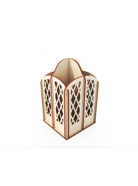 Intra απο ξύλο plywood 3mm-4mm πάχος - Μολυβοθήκη Storage Organizer 4mm Δίασταση 30x30 cm Intraeaxys-voq2zjjo