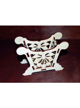 Intra απο ξύλο plywood 3mm-4mm πάχος - Μολυβοθήκη με Γλάστρα στυλό Cherry Δίασταση 30x30 cm Intraeaxys-51rrp8m1