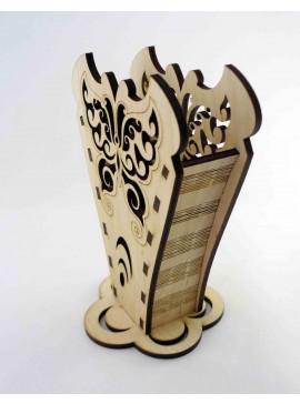 Intra απο ξύλο plywood 3mm-4mm πάχος - Ξύλινη Μολυβοθήκη Δίασταση 30x30 cm Intraeaxys-r1z2pll1