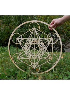 Intra απο ξύλο plywood 3mm-4mm πάχος - Κύβος Metatron Δίασταση 30x30 cm Intraeaxys-eoxl4lqo