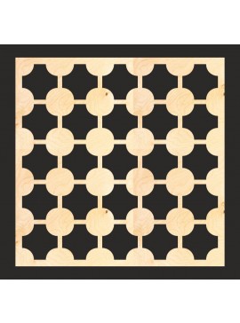 Intra απο ξύλο plywood 3mm-4mm πάχος - Μοτίβο οθόνης MDF Δίασταση 30x30 cm Intraeaxys-eo20zw67