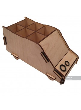 Intra απο ξύλο plywood 3mm-4mm πάχος - Αρχείο PDF Car Van Stand Holder Δίασταση 30x30 cm Intraeaxys-075y3xko