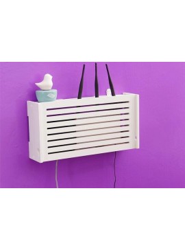 Intra απο ξύλο plywood 3mm-4mm πάχος - Wifi Router Storage Box Ξύλινες αναρτήσεις ραφιών Βάση στήριξης καλωδίων Δίασταση 30x30 cm Intraeaxys-075ymxpo