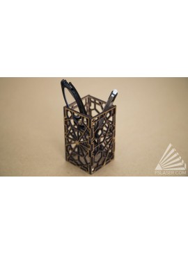 Intra απο ξύλο plywood 3mm-4mm πάχος - Γεωμετρική Μολυβοθήκη Δίασταση 30x30 cm Intraeaxys-voq2z55o