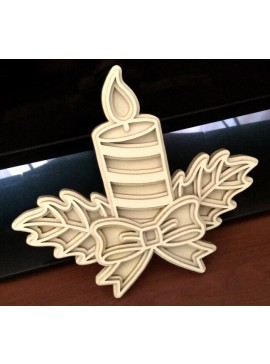 Intra απο ξύλο plywood 3mm-4mm πάχος - Κερί Πολυστρωματική Διακόσμηση Δίασταση 30x30 cm Intraeaxys-eo0qpd01