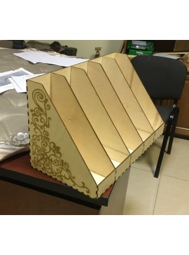 Intra απο ξύλο plywood 3mm-4mm πάχος - Δίσκος Χαρτιών Γραφείου Κόντρα πλακέ 4mm Δίασταση 30x30 cm Intraeaxys-voq254eo