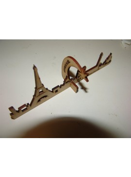 Intra απο ξύλο plywood 3mm-4mm πάχος - Διακόσμηση τραπεζιού Paris Skyline Seville Skyline 3mm Δίασταση 30x30 cm Intraeaxys-eo20l2m7