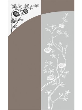 Intra απο ξύλο plywood 3mm-4mm πάχος - Μοτίβο αμμοβολής θάμνων λουλουδιών Δίασταση 30x30 cm Intraeaxys-p7yvzr7q