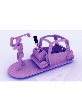 Intra απο ξύλο plywood 3mm-4mm πάχος - Βάση θήκης μαρκαδόρου Golfer Cart 3mm Δίασταση 30x30 cm Intraeaxys-voqnp5o2