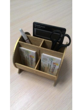 Intra απο ξύλο plywood 3mm-4mm πάχος - Οργανωτής γραφείου από κόντρα πλακέ Δίασταση 30x30 cm Intraeaxys-qom3g813