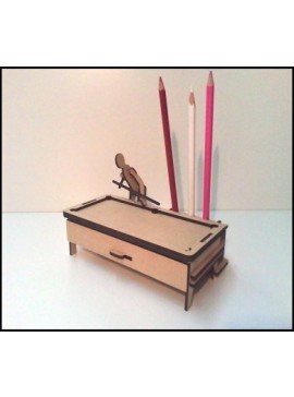 Intra απο ξύλο plywood 3mm-4mm πάχος - Στυλόθήκη Villar Δίασταση 30x30 cm Intraeaxys-eo2x0678