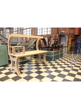 Intra απο ξύλο plywood 3mm-4mm πάχος - Γραφείο εργασίας Δίασταση 30x30 cm Intraeaxys-qomm584o