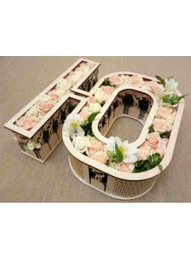 Intra απο ξύλο plywood 3mm-4mm πάχος - ting Wedding 10 Years Anniversary Decor Δίασταση 30x30 cm Intraeaxys-joede881