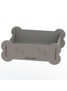 Intra απο ξύλο plywood 3mm-4mm πάχος - Ξύλινο κρεβάτι σκύλου για κουτάβι Κρεβάτι για κατοικίδια προμήθειες Δίασταση 30x30 cm Intraeaxys-lopqknz7