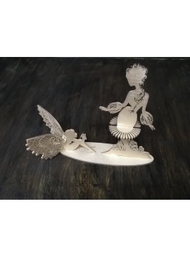 Intra απο ξύλο plywood 3mm-4mm πάχος - Θήκη χαρτοπετσέτας Fairies Δίασταση 30x30 cm Intraeaxys-67wldpw1