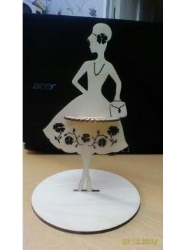 Intra απο ξύλο plywood 3mm-4mm πάχος - Μοντέρνα θήκη για χαρτοπετσέτα Δίασταση 30x30 cm Intraeaxys-zo9yjgw7