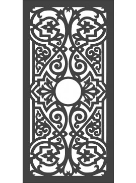 Intra απο ξύλο plywood 3mm-4mm πάχος - Mẫu Cửa Đơn Cắt Plasma CNC Δίασταση 30x30 cm Intraeaxys-eo43x81j