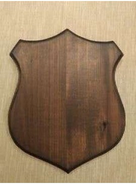 Intra απο ξύλο plywood 3mm-4mm πάχος - Ξύλινη ασπίδα τροπαίων Δίασταση 30x30 cm Intraeaxys-yonkjpor